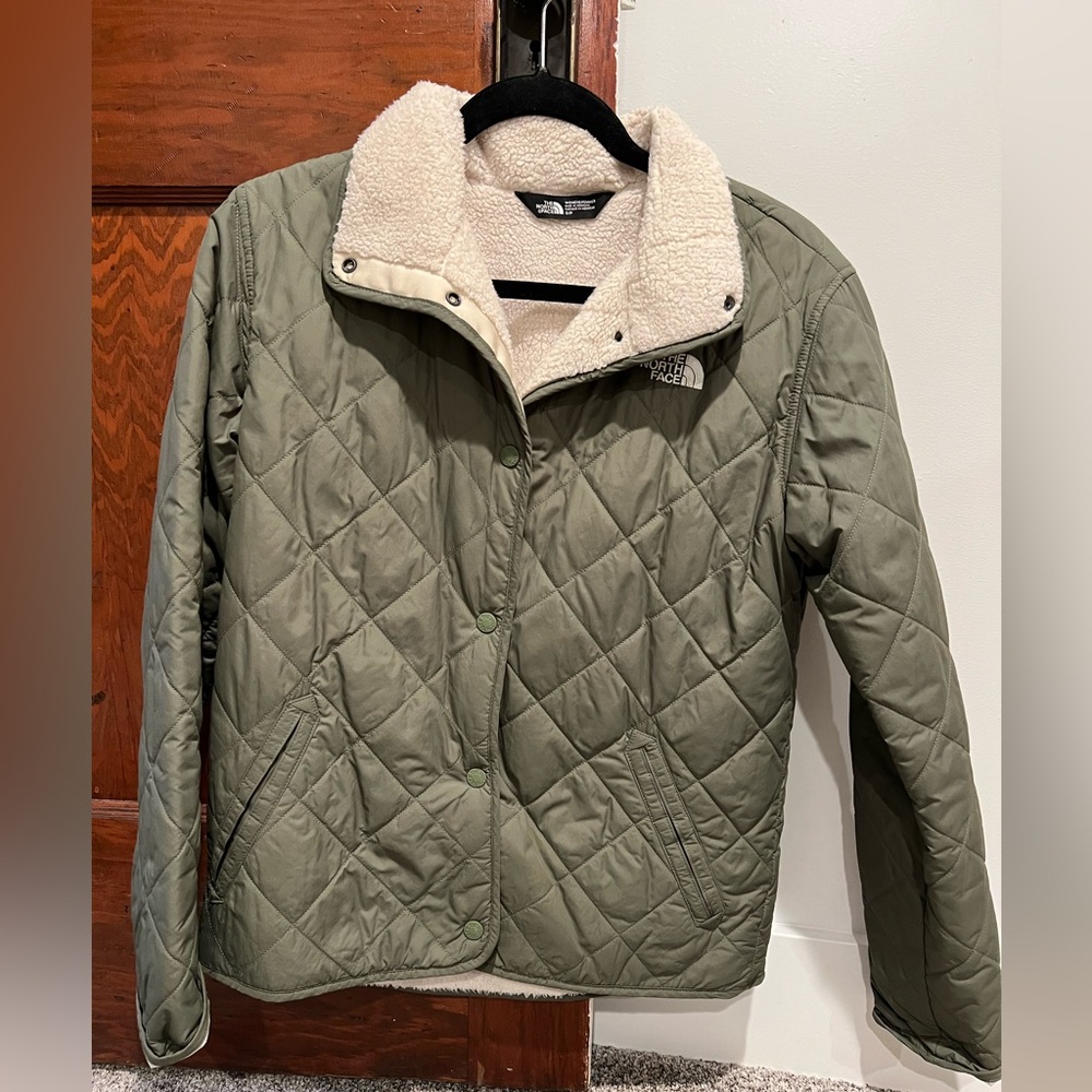 Women’s North Face Green Fleece Jacket